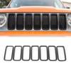 Car Front Molding Lid for Jeep Renegade    2022 2023 Middle Grille Cover Trim Stickers Exterior Styling