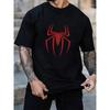 100% Cotton T-shirts Men Luxury Brand Spider Short Sleeve T-shirts Fashion Women T-shirts Short Sleeves Loose Tee Clothing 2024