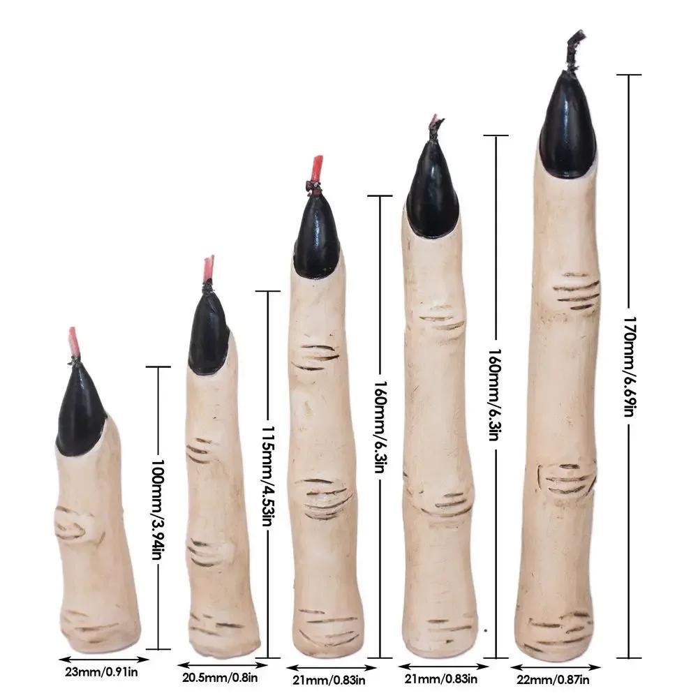 Украшение для Хэллоуинской вечеринки Зомби Рука Кровавая Ужасная Свеча из соевого воска Череп Ароматизированная Жуткая Декоративная свеча на Хэллоуин