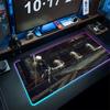 Nier Automata 2b Коврик для мыши Игровой RGB-коврик для мыши Клавиатура с подсветкой Игровая девушка XXL Ноутбук Круглый коврик Накладки на стол Настольный коврик