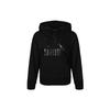 Casual Printed Logo Knit Hoodie Women Tops Black 599197-51