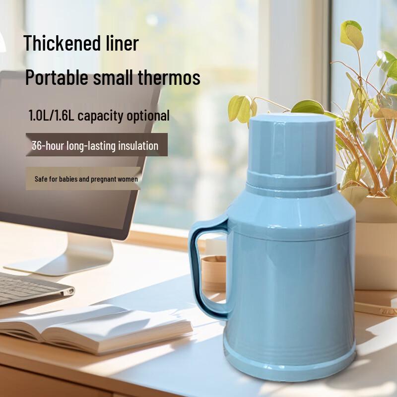 Shangqi 1.6L China Red Glass Thermal Flask