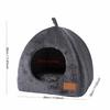 Triangular cat bed closed cat house pet bed warm thick deep sleep dog bed pet supplies
