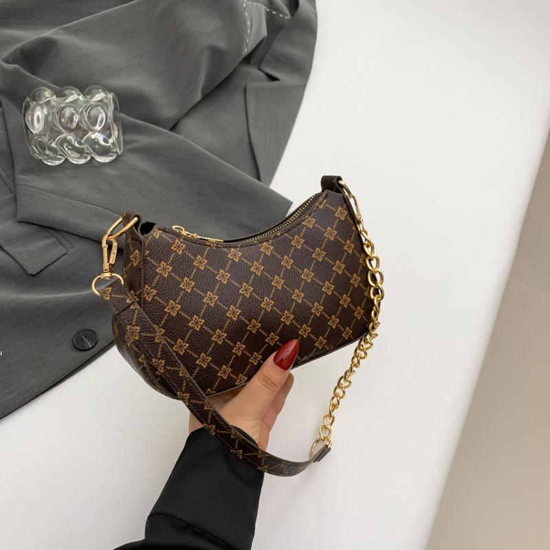 Simple Casual Underarm Bag Niche Design Small Bag Women's Bag 2024 New Trend Fashion Retro Shoulder Bag