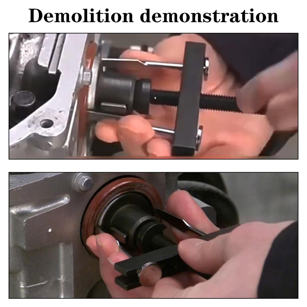 Универсальный 28 - 64 мм съемник сальника коленчатого вала установщик для снятия и установки съемник 22 шт. адаптеров автомобильный ручной сальник коленчатого вала распредвала