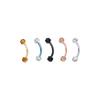 Barbell For Earrings Stainless Steel Fake Lip Stud Eyebrow Stud Ball Nose Ring Piercing Jewelry