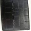 [Б/У] Кошелек для карт Cash Casual с узором под крокодила, кожаный - Очень хорошее состояние #NP4R0H