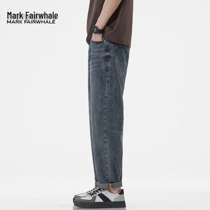 Мужские джинсы прямого кроя Mark Fairwhale в американском ретро-стиле