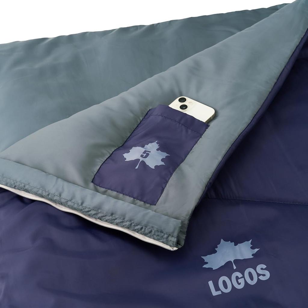LOGOS Antibacterial and Washable Deep Sleeper 5 Ideal for Outdoor Disaster and Car Camping Odor-Resistant (Product Code 72602055) - Camping,