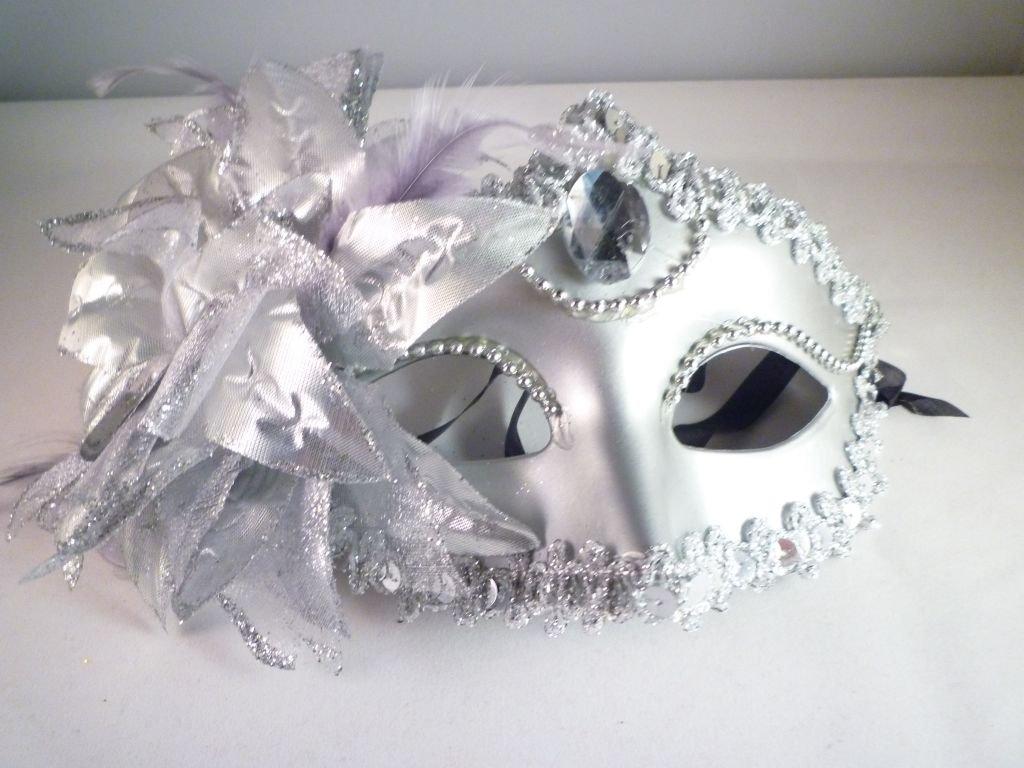 Маска в венецианском стиле золото серебро 121 &