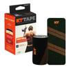 Кинезиологическая лента KT TAPE PRO Wide 10 шт KTPW Jet Black Precut 10 см x 25 см