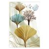 Абстрактное растение, цвет листьев, настенная живопись на холсте, плакаты с куадросом, плакат на скандинавскую тему, настенные панно для гостиной без рамы