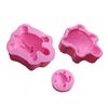3Pcs Turtle Mold Easy Demoulding Flexible Silicone Baking Mold Exquisite Workmanship Soap Mold for Home