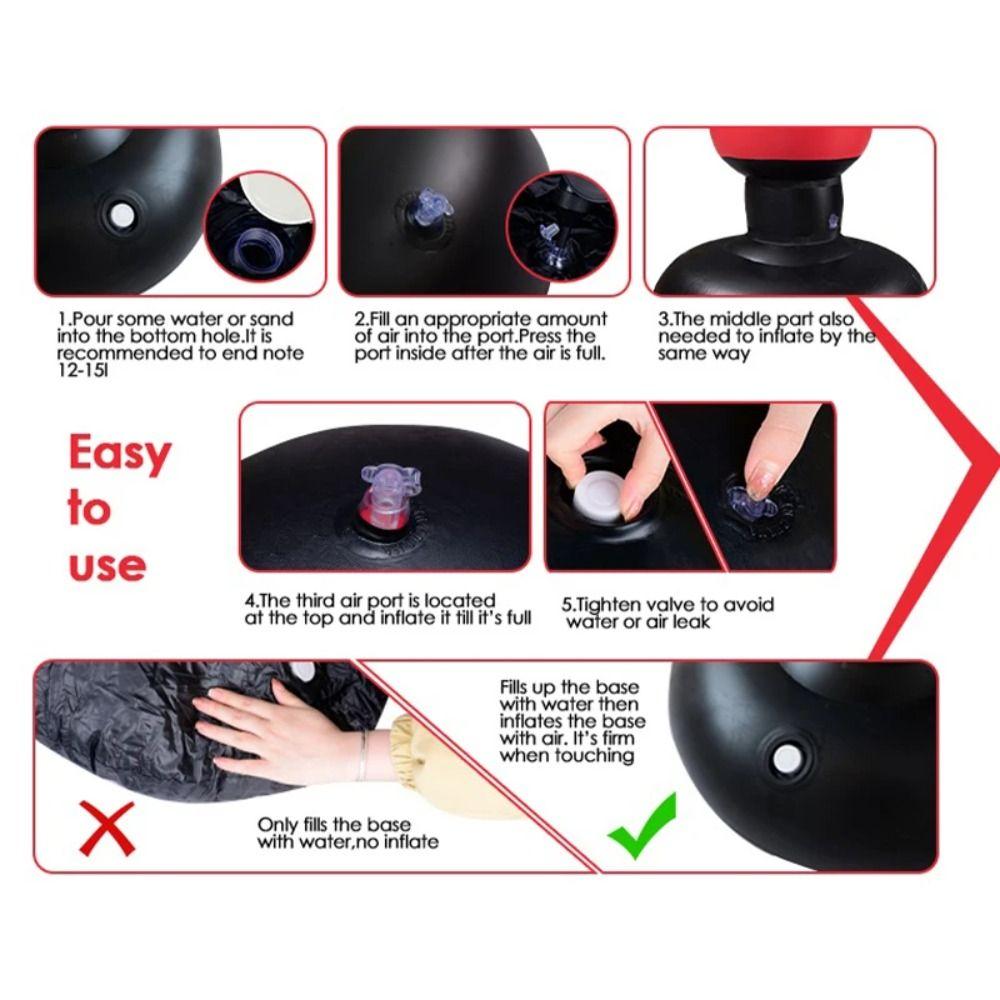 Тренировочный надувной боксерский мешок 160 см надувной боксерский стенд боксерский мешок для помещений