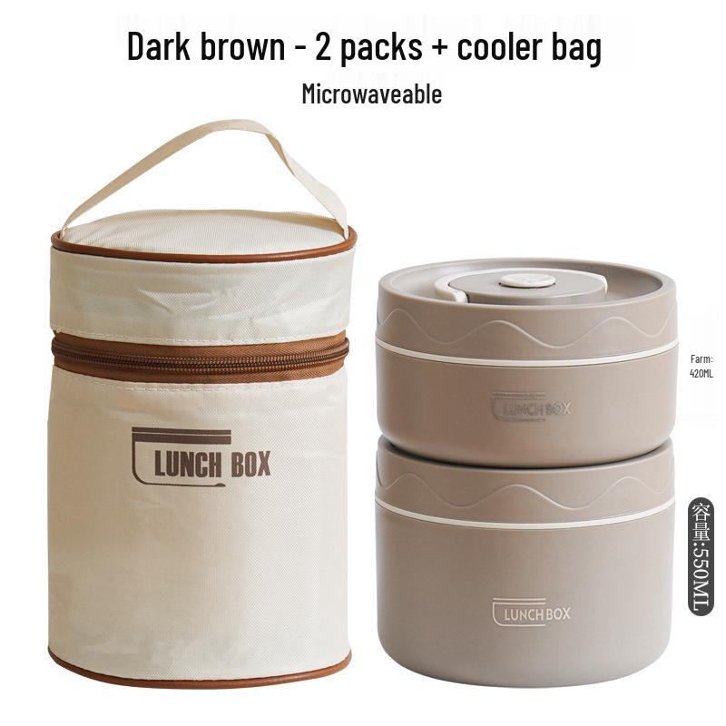 304 Stainless Steel Multi-layer Insulated Bento Box for Home or Office - Portable Single-Person Lunch Container