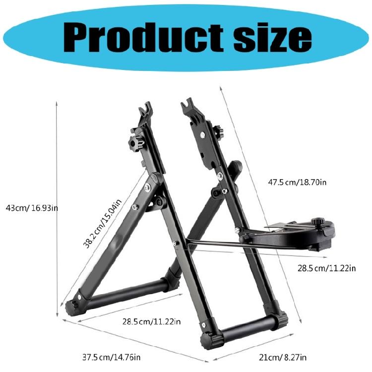 Bicycles Assembly Stand Centering Bracket Foldable Mechanic Bike Wheel Truing Holder Stand Bicycles Wheel Truing Stand