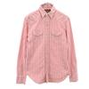 RRL Check Pattern Long Sleeve Western Shirt XS Red Series Men's Used