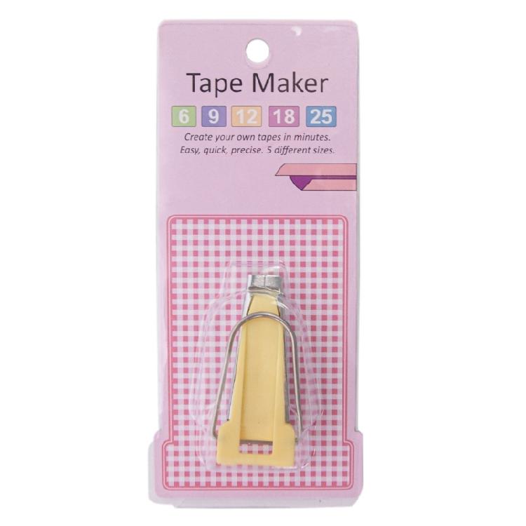 Bias Tape Maker 5 Size 6/9/12/18/25mm Tape Maker Tool Quilting Tool for Fabric Sewing