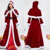 Santa Claus Couple Clothing Vintage Court Dress Women's Makeup Ball Performance Clothing