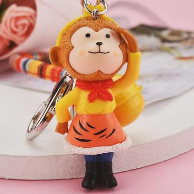 Аниме-брелок «Путешествие на Запад»: Подвеска Monkey King & Pig Bajie для рюкзаков
