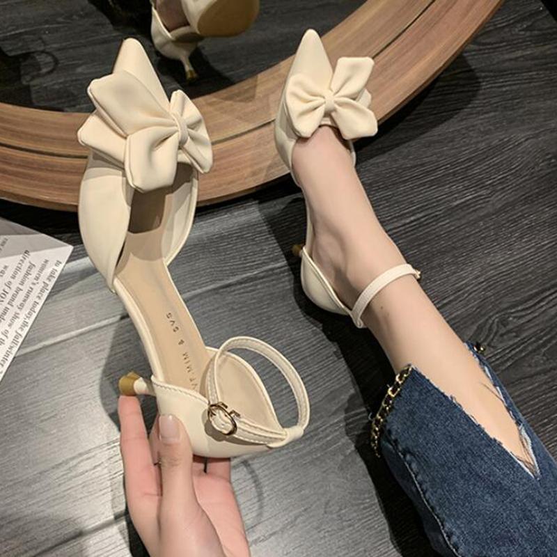 Женская обувь, дизайнерская роскошная элегантная женская обувь на каблуке «котенок», летние женские туфли на высоком каблуке, вечерние модные туфли-лодочки