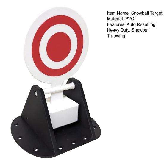 Автоматическая мишень-снеговик с автоматическим сбросом, сверхпрочная, для практики, зимняя, для улицы, для заднего двора, игра в снежки