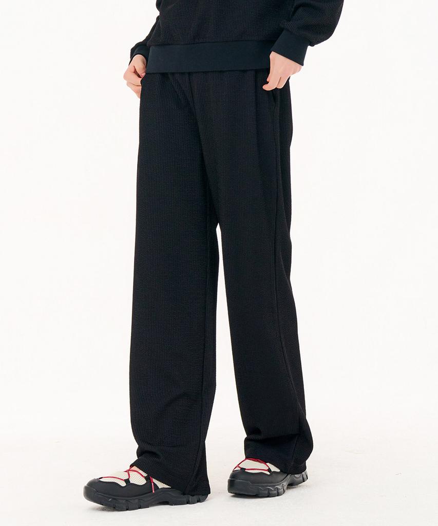 CHASECULT Women'S Ribbed Wide Elastic Waist Pants-Farg7264B03