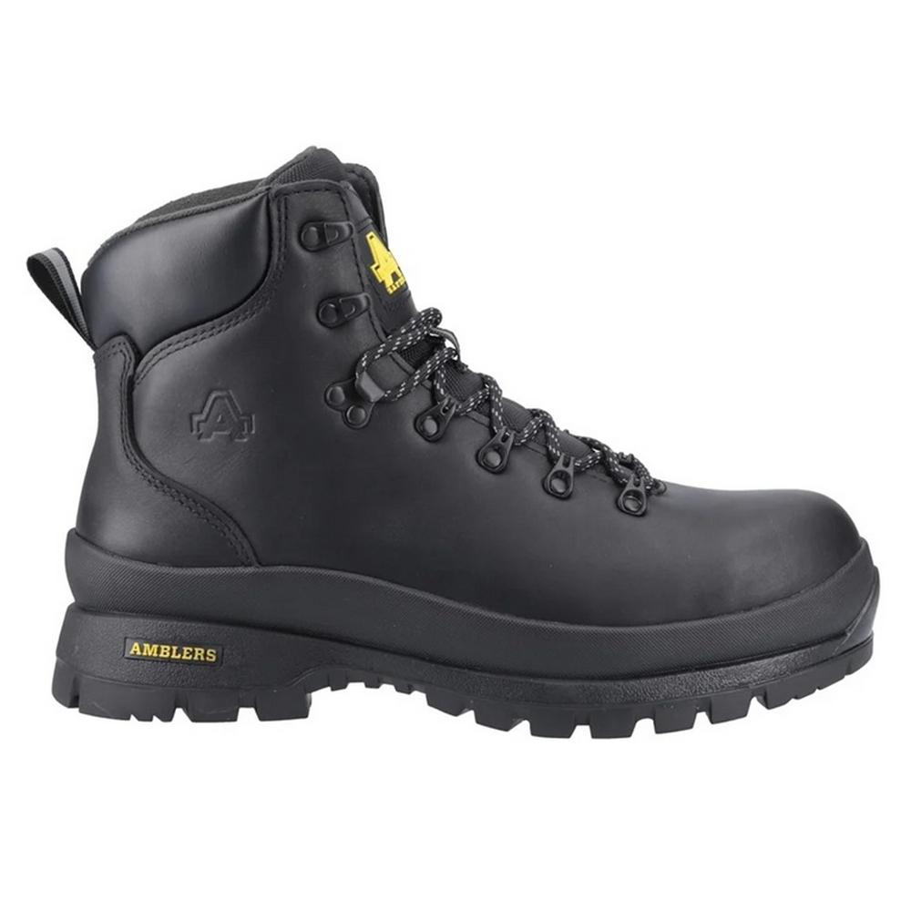 Amblers Unisex Adult Cow Leather Safety Boots