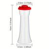 2PCS Plus Salt and Pepper Shaker Moisture-proof Salt Shaker Go Camping Picnic Outdoor Kitchen Spice Jar Dispenser, BBQ Seasoning Jar, Powder Sprinkler