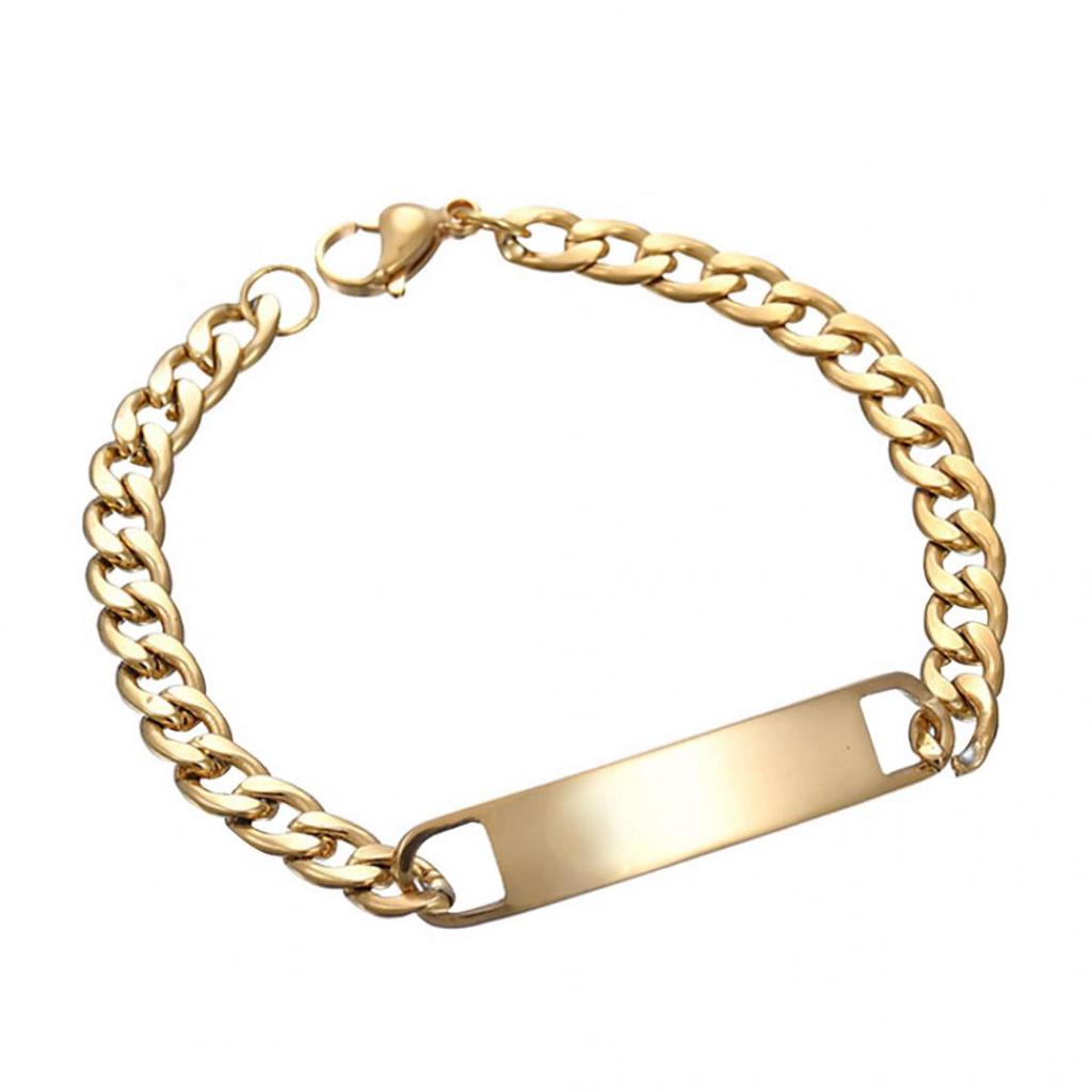 Мужской браслет-цепочка из нержавеющей стали, модный браслет для вечеринки, клуба, выпускного вечера, паба, ювелирные изделия