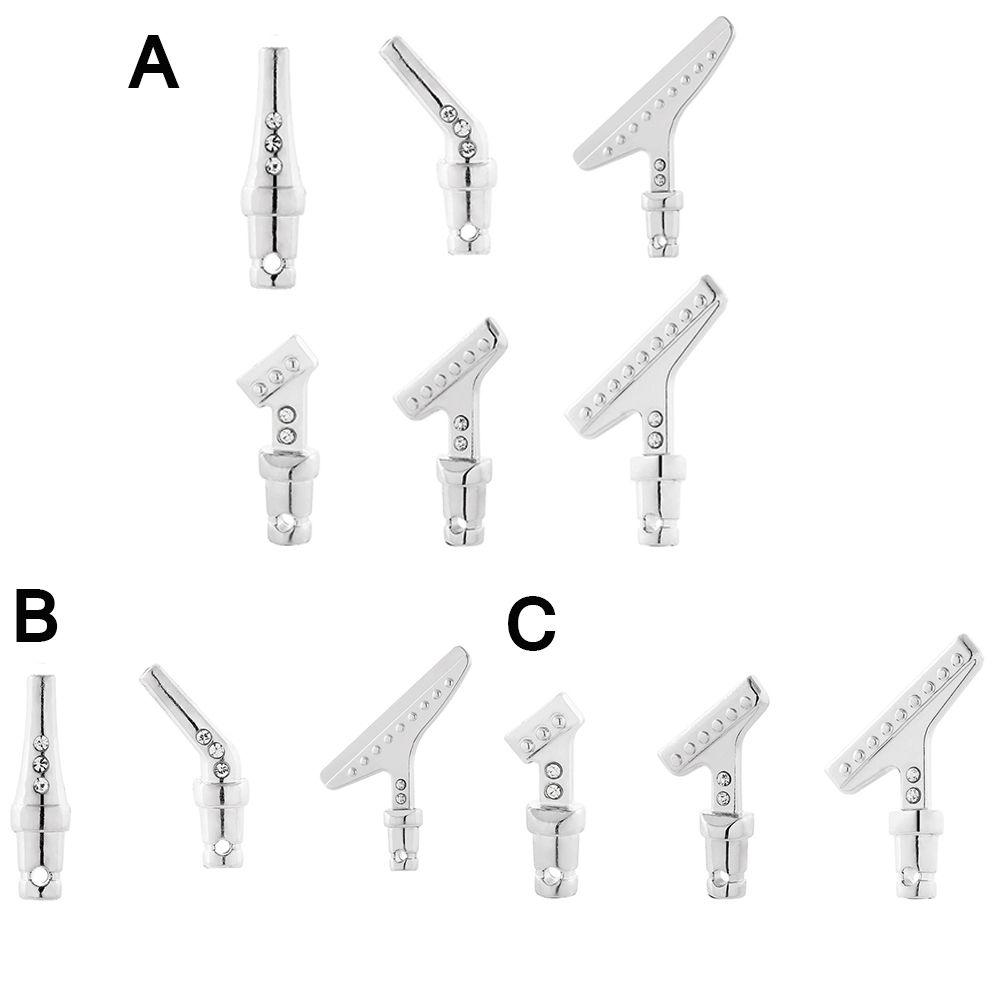 Многоместные насадки для дизайна ногтей, наконечники для ручек с алмазной росписью, наконечники для сверл, сменные насадки для ручек
