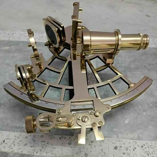 Латунный секстант навигационный рабочий секстант морской 22,86 см