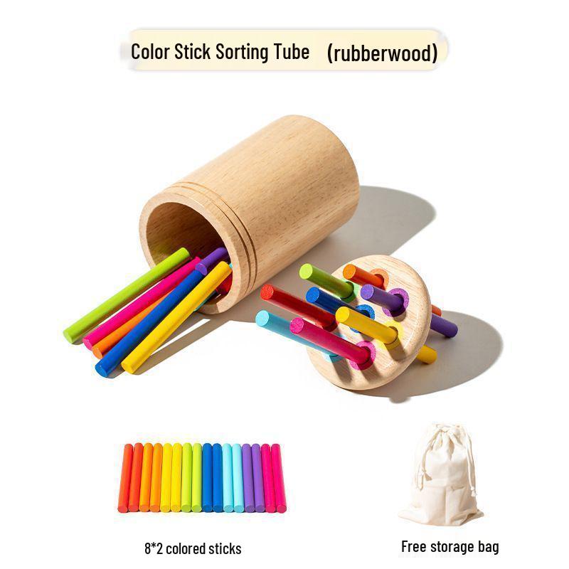 Монтессори Деревянный Балансир и Игрушка для Тренировки Сенсомоторных Навыков для Детей