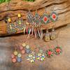 Женский винтажный набор цветных серег-подвесок, бохо, эффектные кисточки, шикарные праздничные подарки, украшения для вечеринок, для повседневной носки, универсальные