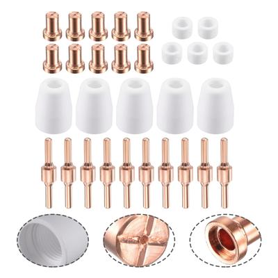 Наконечники сопла электрода плазменной резки для CUT-40 LGK-40 PT-31 Расходные детали для резака термодинамики и сварочного инструмента