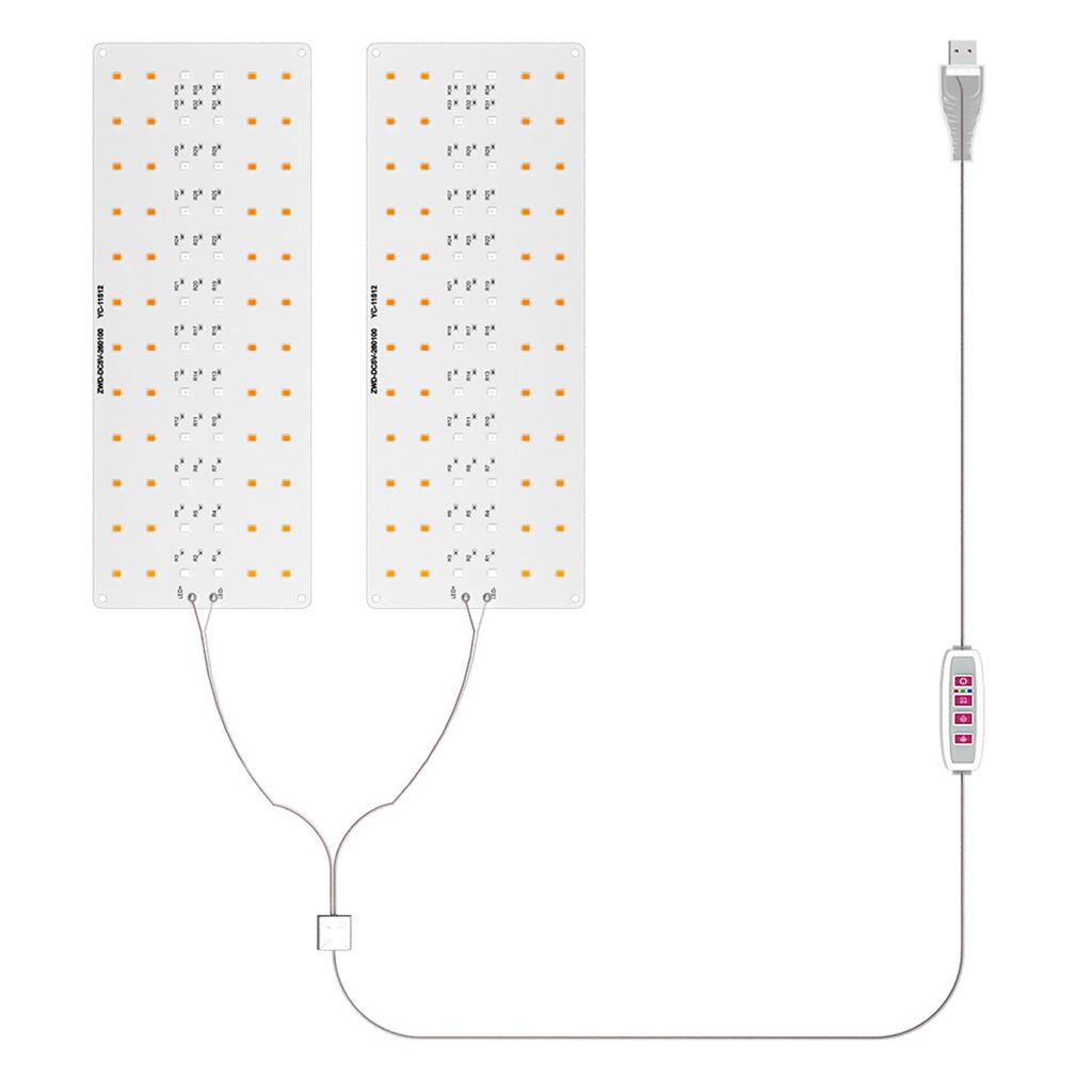 Under Cabinet Plant Grow Light Full Spectrum Dimmable Indoor LED Plant Growth Lamp 8H 12H 16H