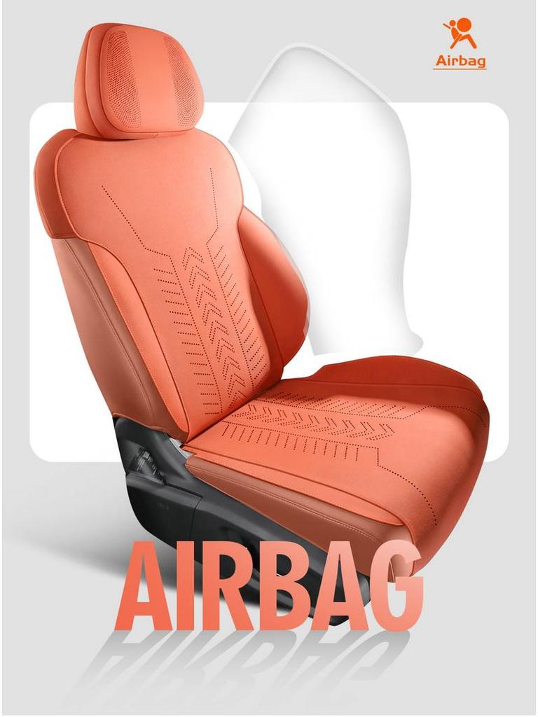 All-Season Suede Seat Cushions for Geely Galaxy E5 - Semi-Enclosed Design