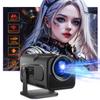 HY320 Native 1080P Android 11 4K Projector 390ANSI Dual Wifi6 BT5.0 Home Cinema Outdoor Portable 180° Rotable Projector