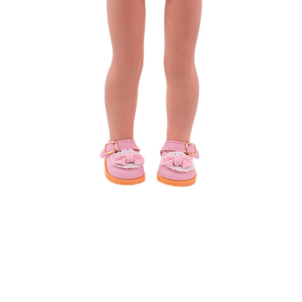 Handmade Boots 14 Inches Cotton Doll Doll Leather Shoes Doll Casual Shoes Doll Shoes Mini Bow Shoes