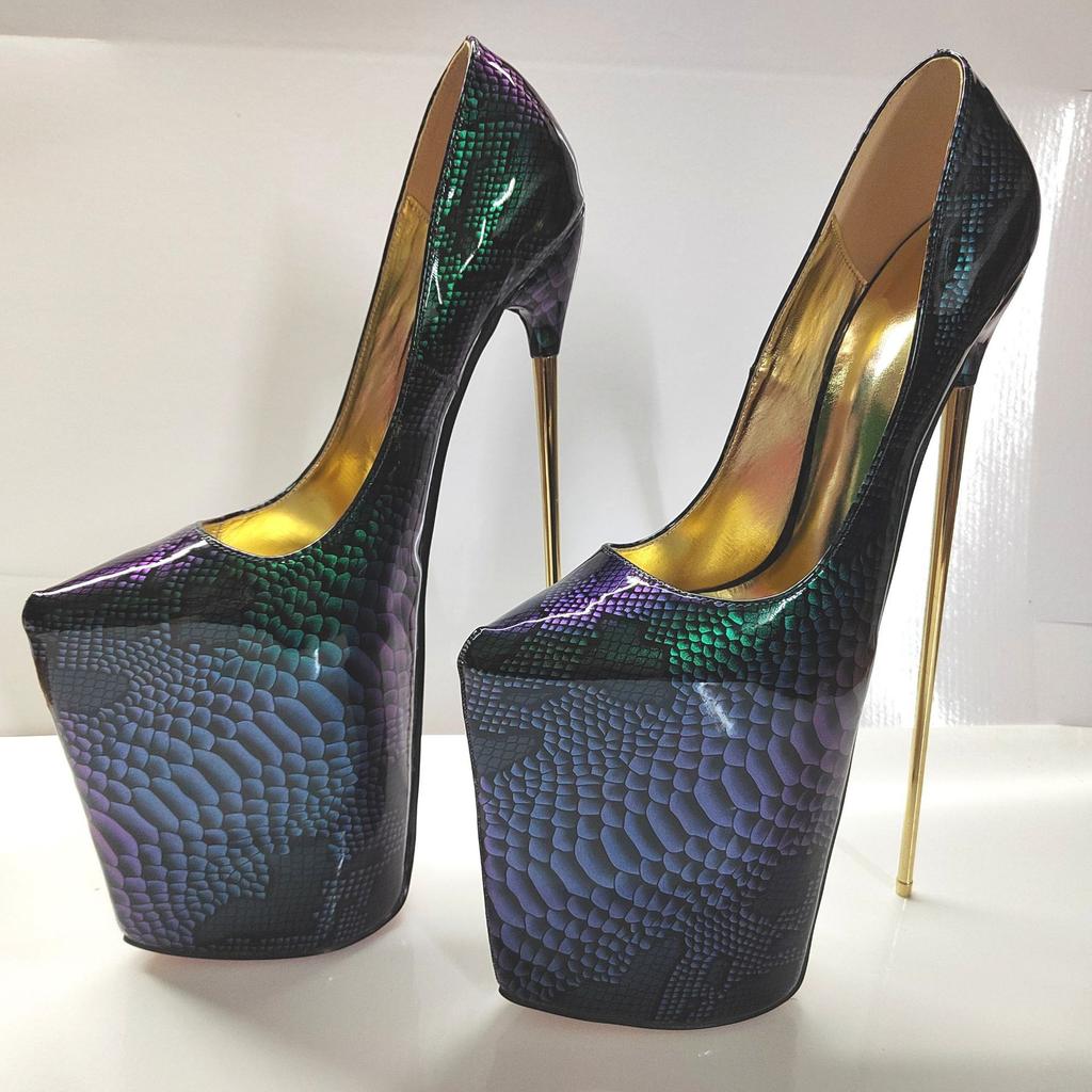 Обесцвечивание Остроносые Туфли Трансгендер Женская Обувь 30см Ультратонкий Высокий Каблук Стальная Труба Танцевальные Лодочки Гладиатор 12 Дюймов Шпильки