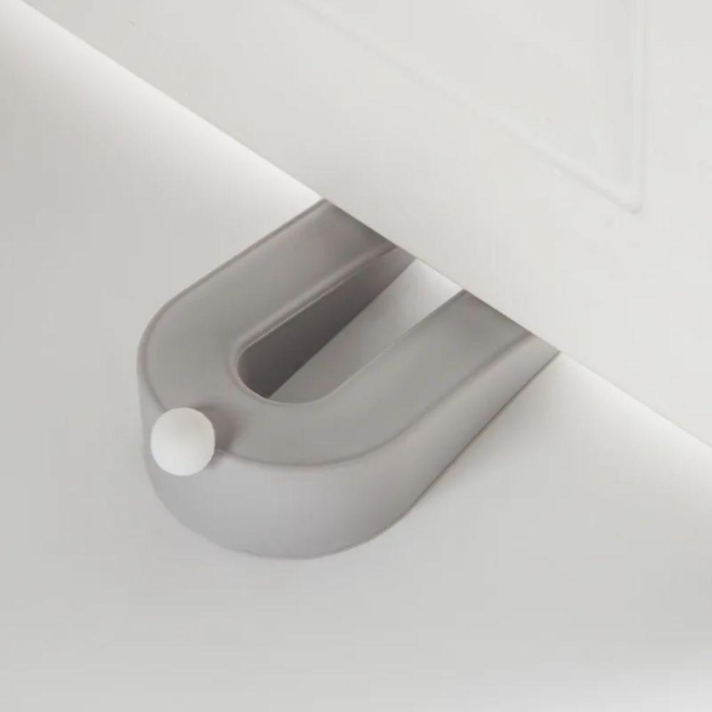 Removable Door Stopper Silicone Material Anti-Collision Stopper Rear Retainer Doorstops  For Carpet
