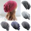Unisex Winter Knitted Hat Warm Wool Cap Casual Ski Cap Hip-hop