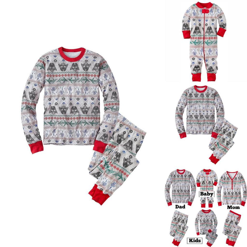 Детская пижама «Звездные войны» из удобной хлопковой смеси для семейного отдыха и сна