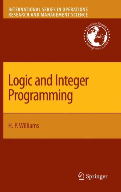 The Logic and Integer Programming : 130 Book
