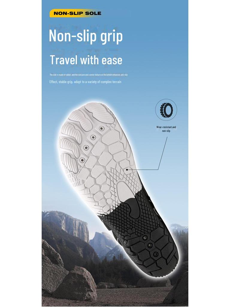 Мужская и женская нескользящая обувь для плавания по реке, пляжа и дайвинга — устойчивая к царапинам и быстросохнущая конструкция.