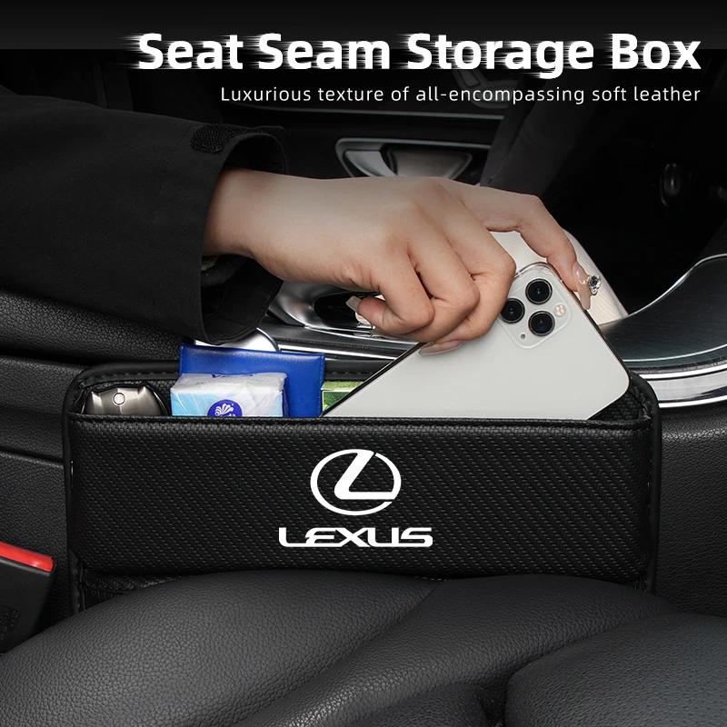 THQP1 Car Seat Gap Storage Box Tools Organiser Seam Filler Case Accessories For Lexus CT ES GS NX IS250 CT200h IS300h ES300h RX400h