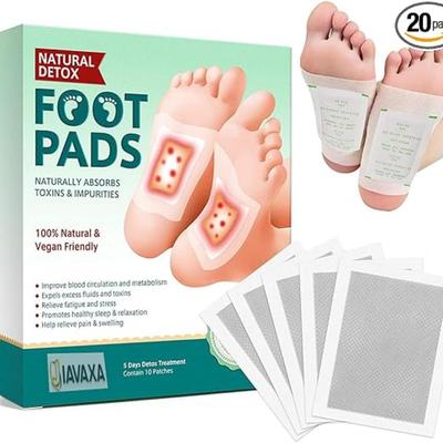Детокс-пластыри для ног, безболезненные подушечки для ног для снятия стресса и сна, (ПРОДУВКИ DETOX PAD K 20)