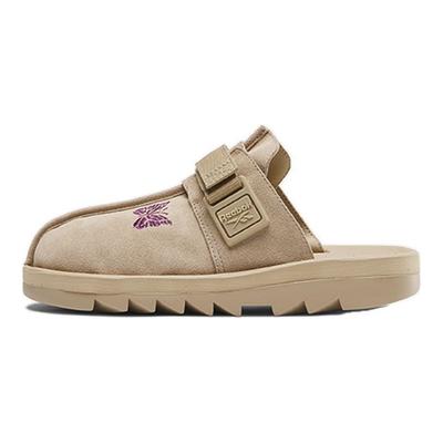 Needles x Beatnik Slides Холщовые Унисекс Кроссовки Песочный Экстремально-Фиолетовый 100207687