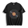 Unisex Retro Vinyl Record Graphic T-Shirt Vintage Music Band Tee