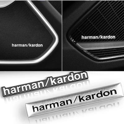 Для BMW Mercedes Benz AMG Alfa Romeo Renault Mazda Ford Lada 3D Алюминиевый Значок Эмблема Harman/Kardon Наклейки на Авто Аудио